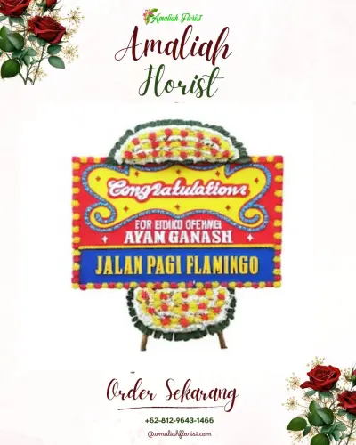 Bunga Papan Congratulation di Mangasa